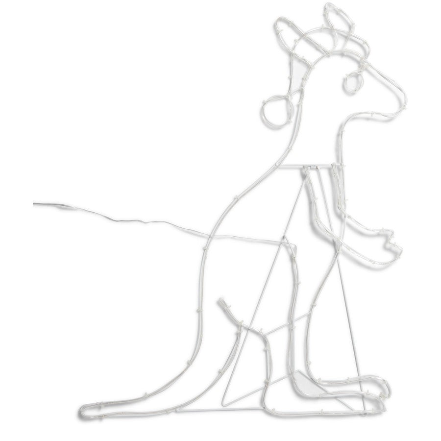 Mirabella Christmas Solar Powered 70 LED Kangaroo Silhouette - Multicoloured