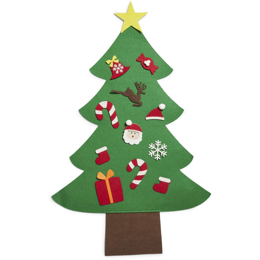 Christmas DIY Felt Tree Decoration Kit - Green