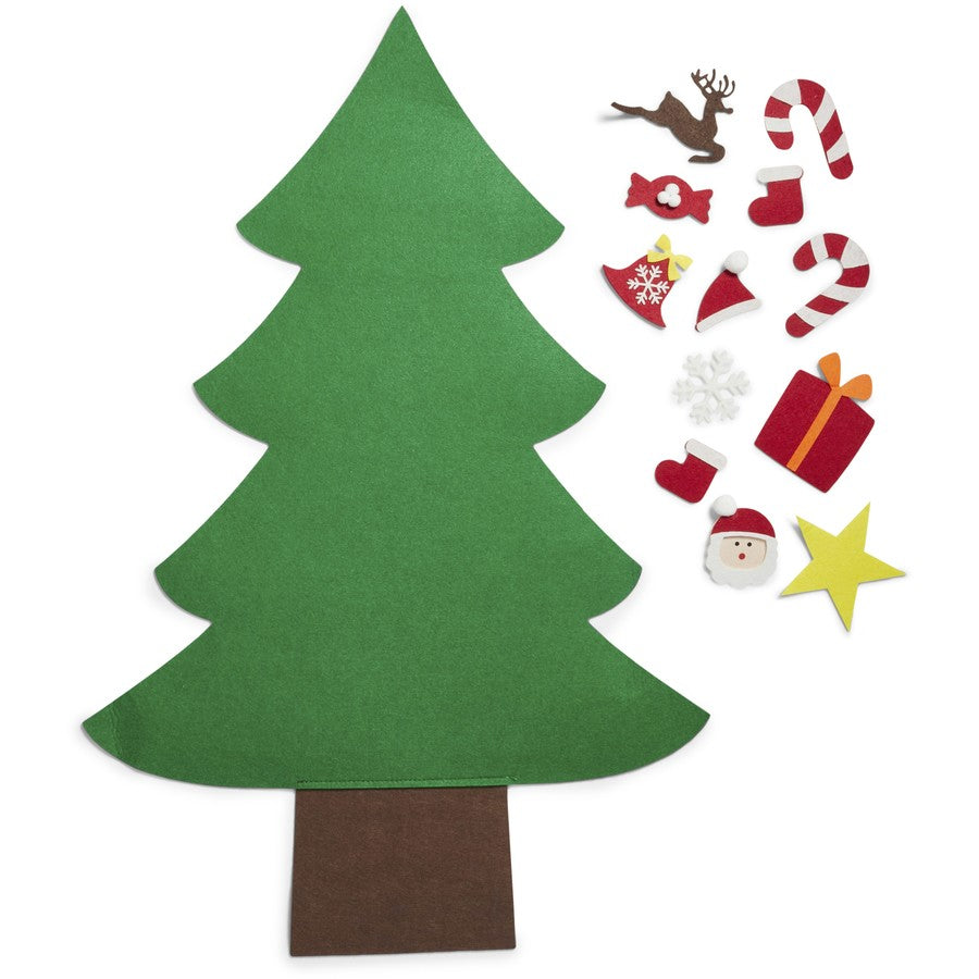 Christmas DIY Felt Tree Decoration Kit - Green