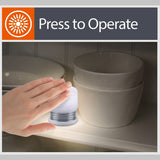 Arlec Magnetic Spring Press Switch Night Light with Batteries / 5 Cool White LED - TheITmart