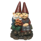 Tuscan Path Gnome Couple Garden Statue/ Waterproof - TheITmart