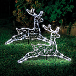 Lytworx Solar Running Deer Stake Lights - 2 Pack