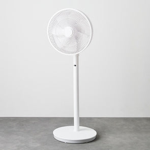 Touch & Remote Control 2 in 1 Pedestal Fan 3 speeds - White