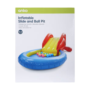 Inflatable Slide & Ball Pit / For Ages 1.5 to 3 years