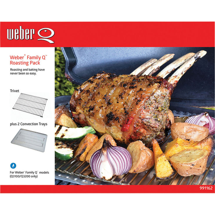 Weber Family Q Roasting Pack/ For Easy Roasting and Baking