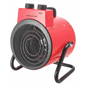 Mistral 2000W Industrial Heater - Red / Overheat Protection