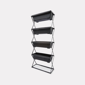 4 Tier Garden Stand - Black