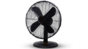 Goldair 30cm Metal Desk Fan - Matte Black /  GCDF190