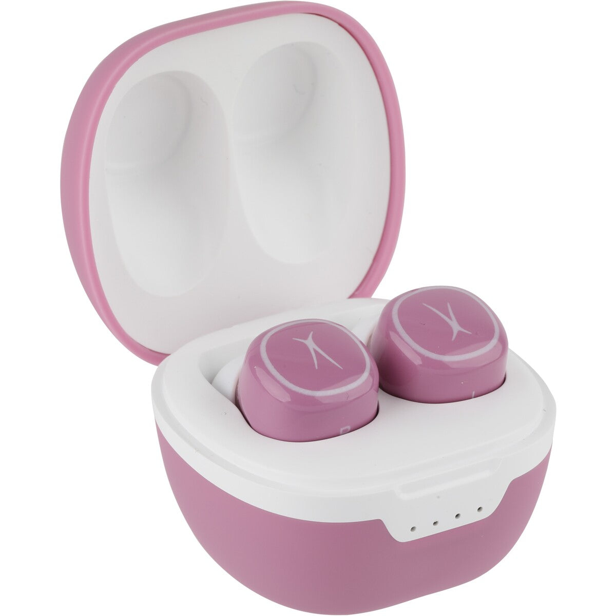 Altec Lansing Waterproof Bluetooth NanoPods - Charcoal Grey and Purpley Pink