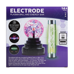 Science Squad Electrode Plasma Ball and Energy Bar /Suitable for Ages 14+ Years