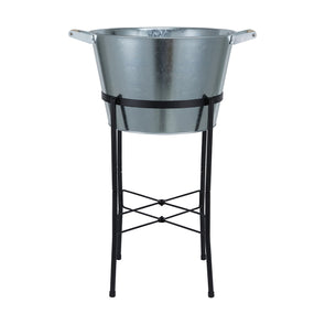 Galvanised Tub with Stand