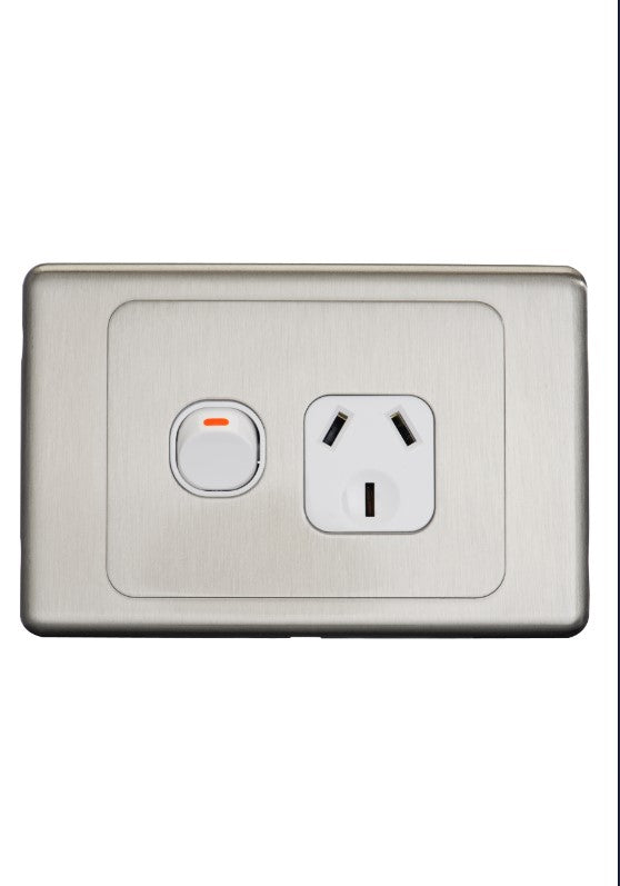 DETA S- Line Stainless Steel Single Power Point