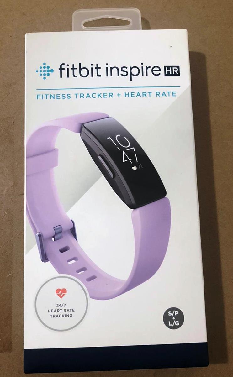 Fitbit Inspire HR FB413LVLV Fitness Tracker + Heart Rate - Lilac Purple