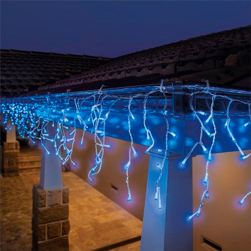 Lytworx Low Voltage 10m Blue/White LED Snowing Icicle Lights - TheITmart