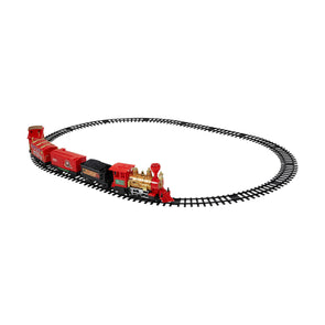 Christmas Train 21 Piece /Battery Operated with  authentic sounds/ Easy Track Assembly