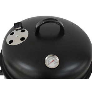 Jumbuck 3 In 1 Barrel Charcoal Smoker - Black / Ideal for outdoor BBQ