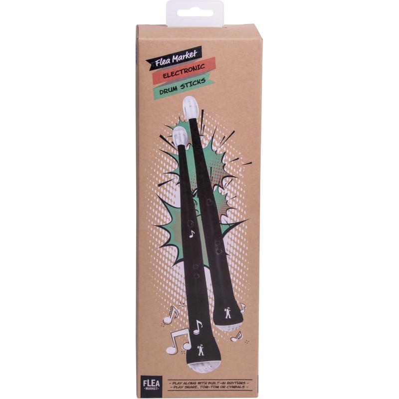 Flea Market Electronic Drum Sticks with LED Lights/Built-in Speaker - TheITmart