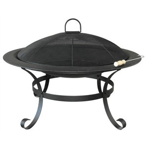 Jumbuck Round Steel Fire Pit Outdoor Use