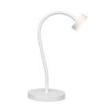 Brilliant White Jerico Desk Lamp Warm White LED Light/ Touch Switch and Dimming