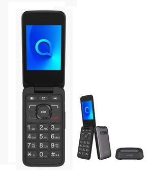 Alcatel 3G 3026 Locked to Voda Phone - Black / Remain Safe