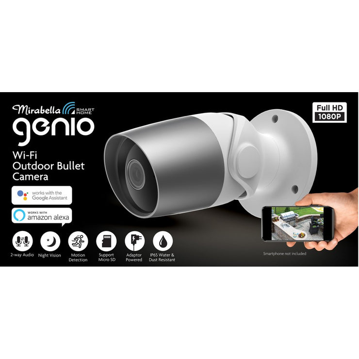 Mirabella Genio WIFI Bullet 1080P Outdoor Camera - TheITmart