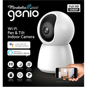 Mirabella Genio WIFI 1080P Pan & Tilt Camera - TheITmart