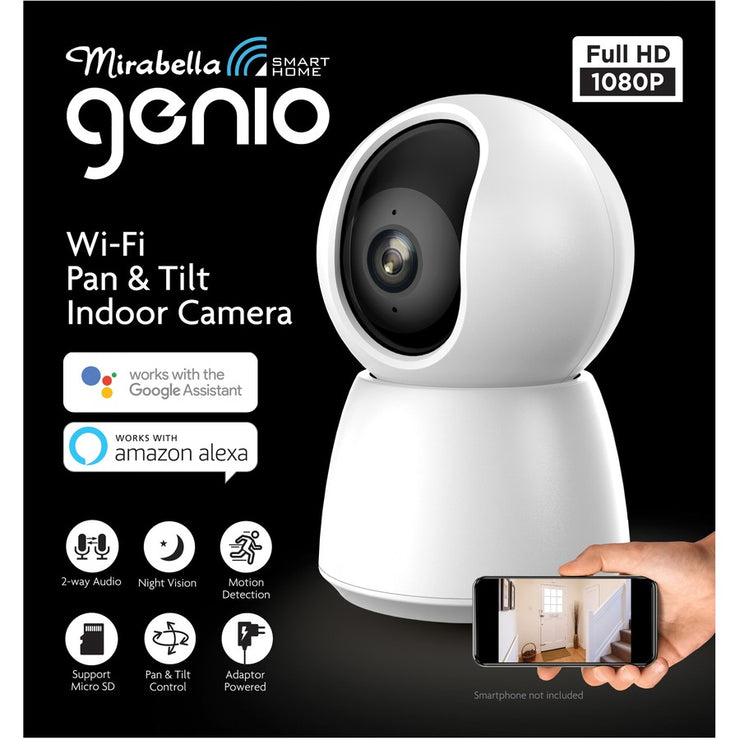 Mirabella Genio WIFI 1080P Pan & Tilt Camera - TheITmart