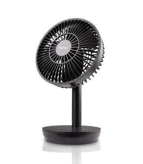 Goldair Rechargeable Desk Fan GCPDF100 - Black/ 4 Speed Settings/ Tilt Adjustable