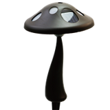 Click Mushroom Solar LED Pathway Light - Black - TheITmart