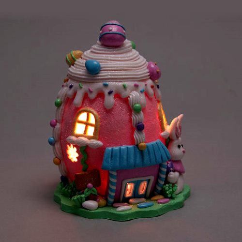 Light-Up Easter House- White , No Size / LED Light - TheITmart