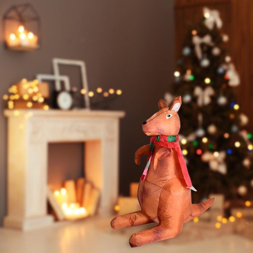 Click 80cm Festive Inflatable Kangaroo