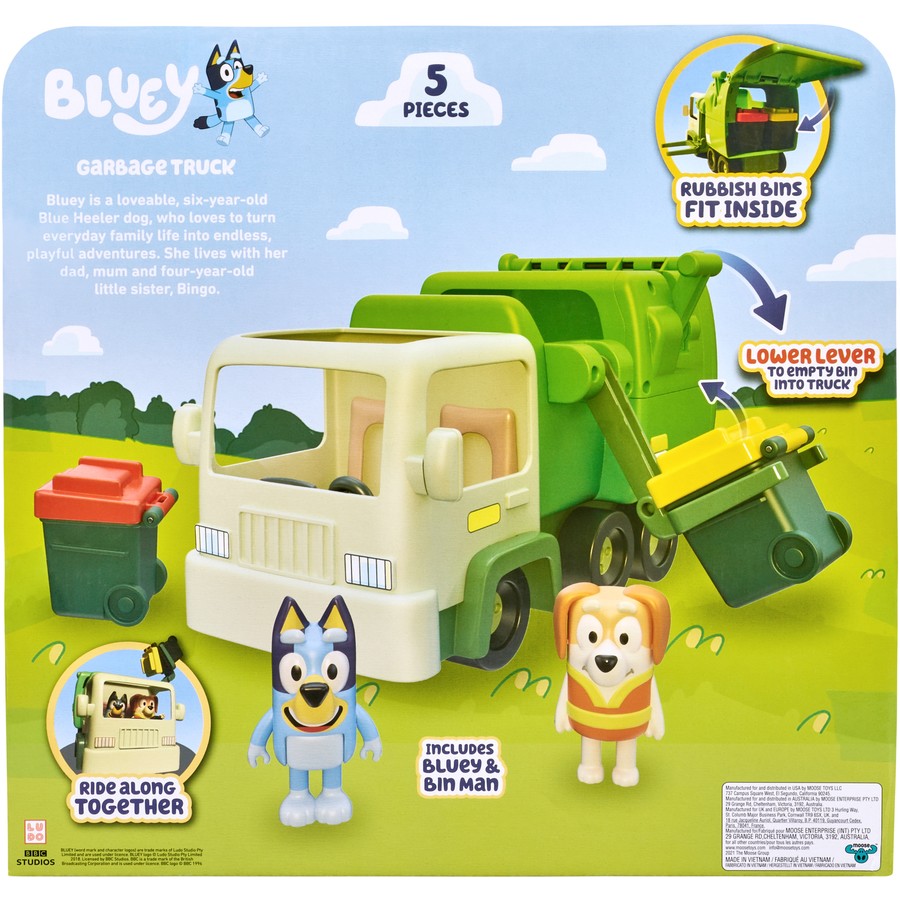 Bluey Garbage Truck 17170/ Suitable for Ages 3+ Years