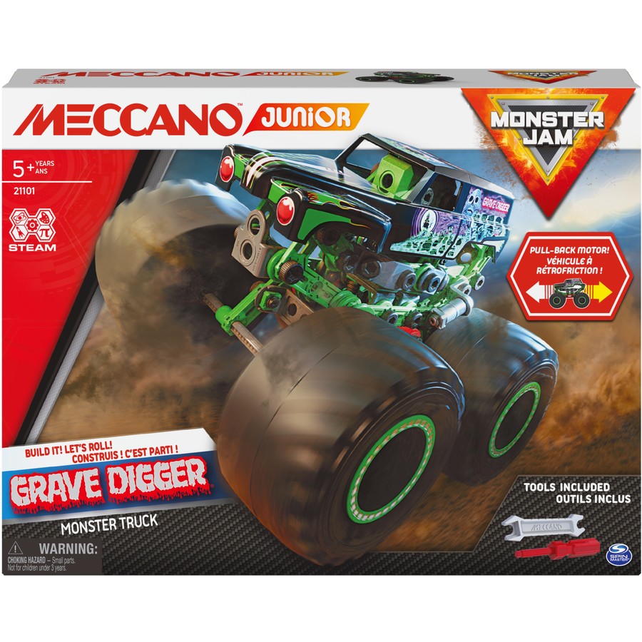 Meccano Junior Monster Jam Truck/ Suitable for Ages 5+ Years