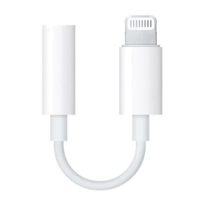 Apple Lightning to 3.5mm Headphone Jack Adapter - White