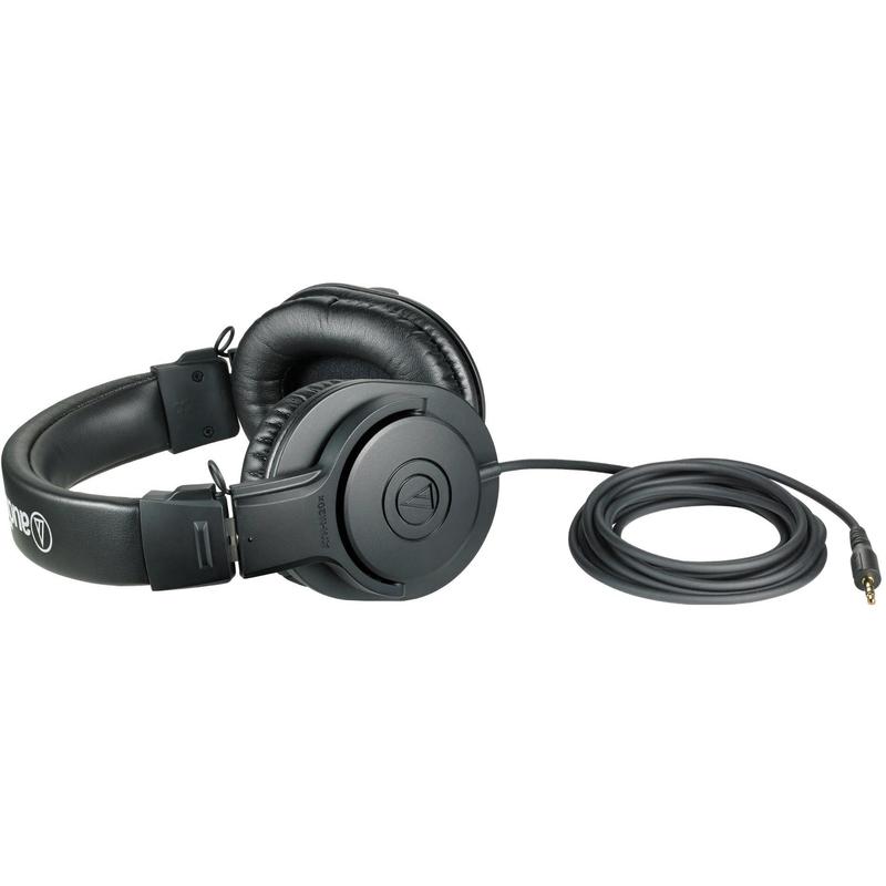 Audio Technica ATH-M20x Monitor Over-Ear Headphones (1.2M) - Black