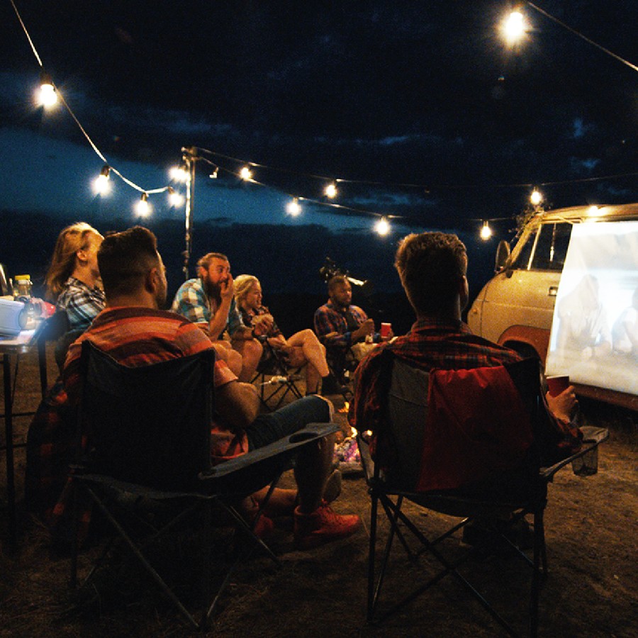 Laser LED Projector with DVD Player and Wi-Fi Casting