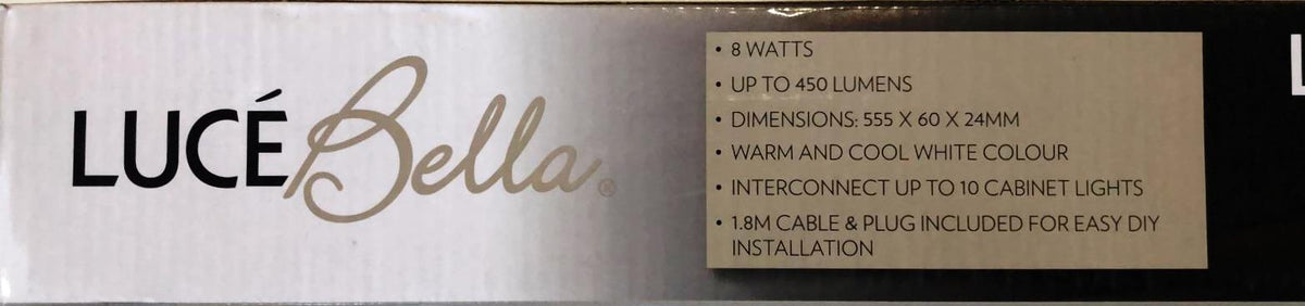 Luce Bella 8W 450 Lumens  Under Cabinet LED Light MLUCL001 - TheITmart