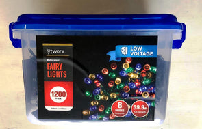 Lytworx 1200 LED Multicolour Low Voltage Fairy Lights