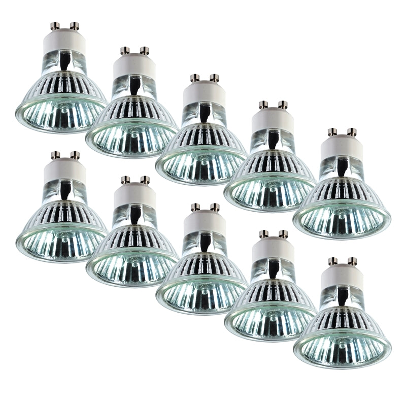 Arlec 50W 300lm Halogen GU10 Dimmable Globes Warm White - 10 Pack - TheITmart