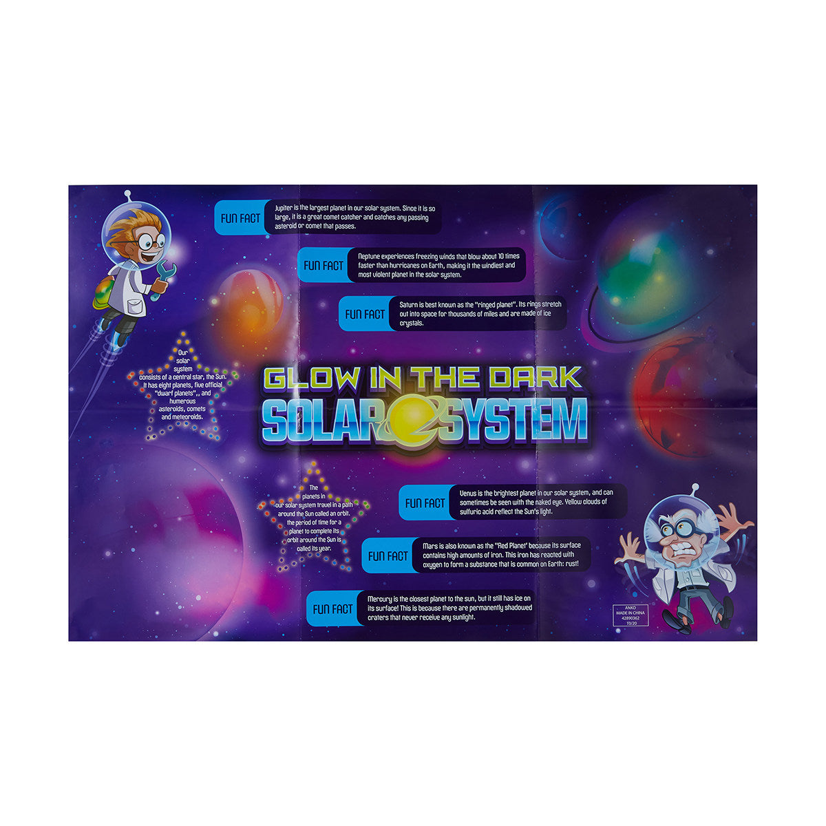 Glow in the Dark Solar System for Ages 8+ Years - TheITmart