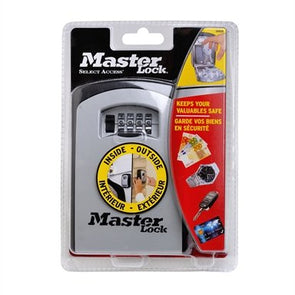 Master Lock Extra Large Wall Mounted Key Safe-Black & Grey