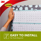 3M Command Adhesive Poster Strips 12 Pack - White