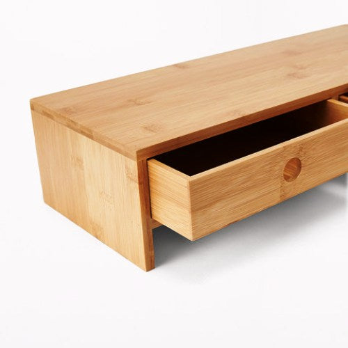 2 Bamboo Desk Top Drawers / Stationery Organizer
