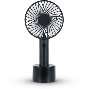 Prinetti Portable Handheld Rechargeable Fan - Variant White & Black