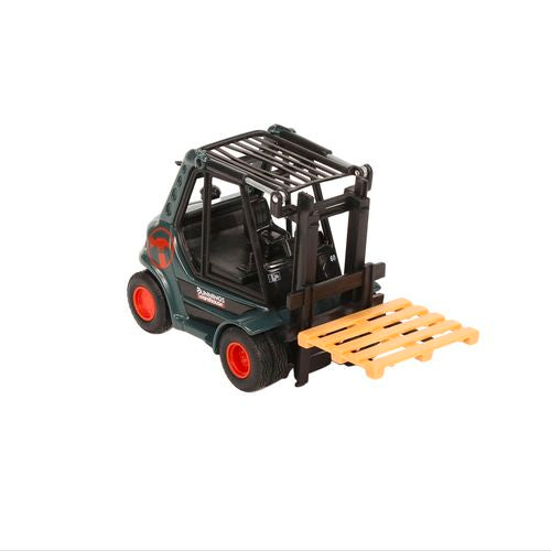 Bunnings Forklift- Green Red Diecast Construction Pull Back