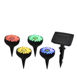 CLICK Daisy Solar Multi Colour  LED Light - 4 Pack
