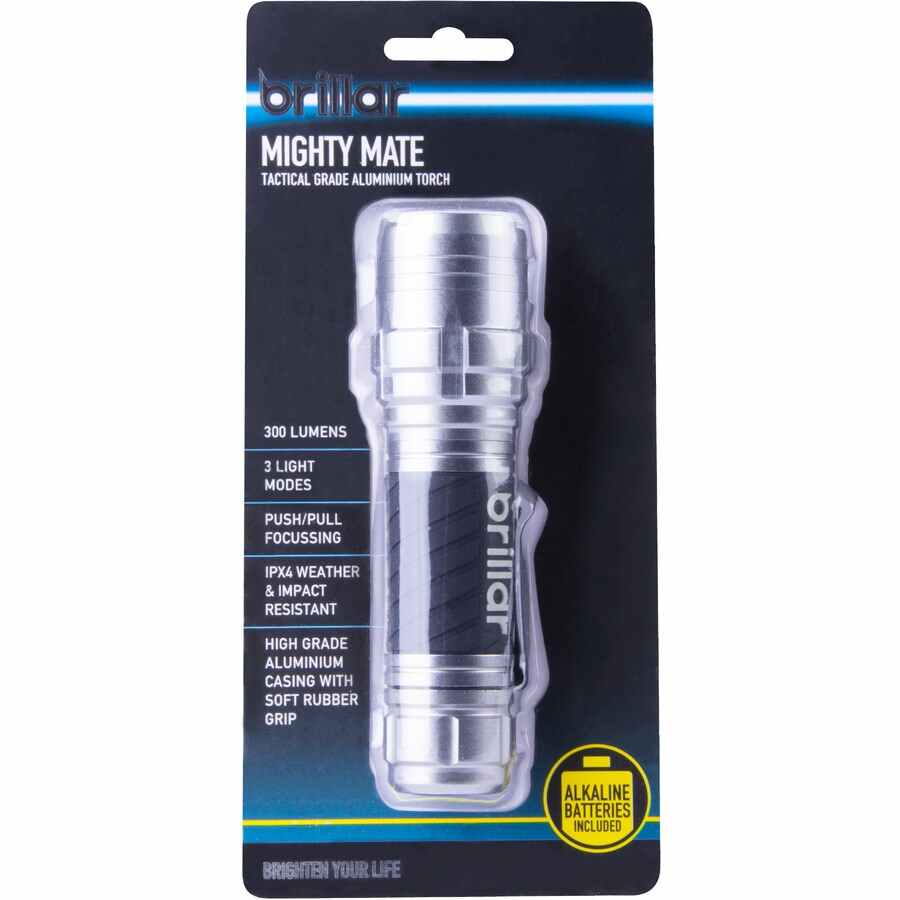 Brillar Mighty Mate Torch/Battery Operated/Weather & Impact Resistant - TheITmart