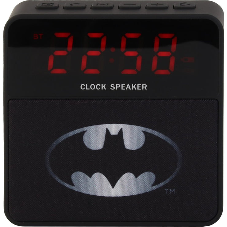 Batman Wireless Alarm Clock Speaker - Black