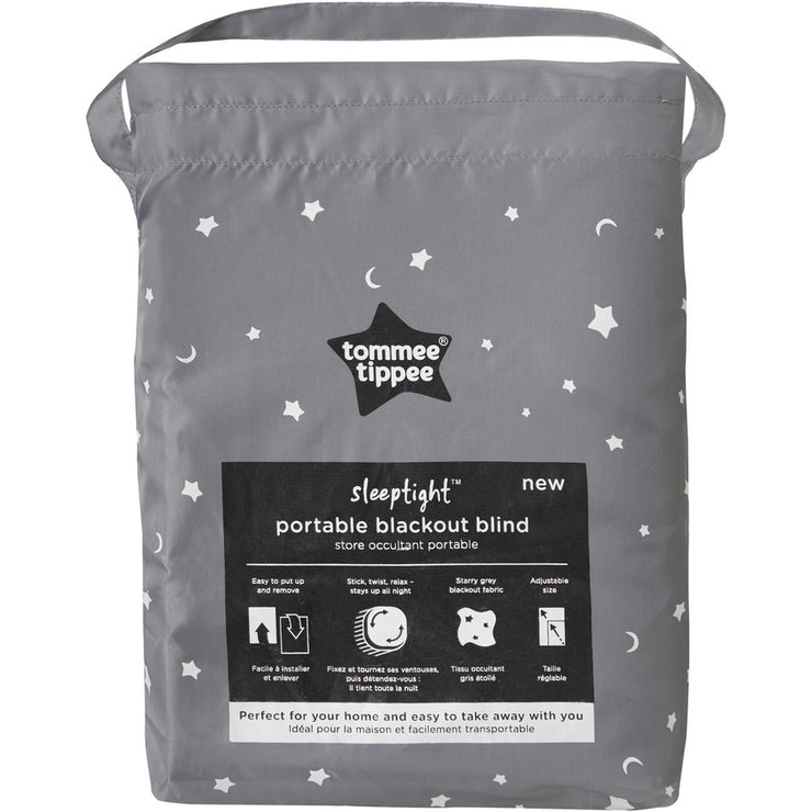 Tommee Tippee Sleeptight Portable Blackout Blind Starry - Grey