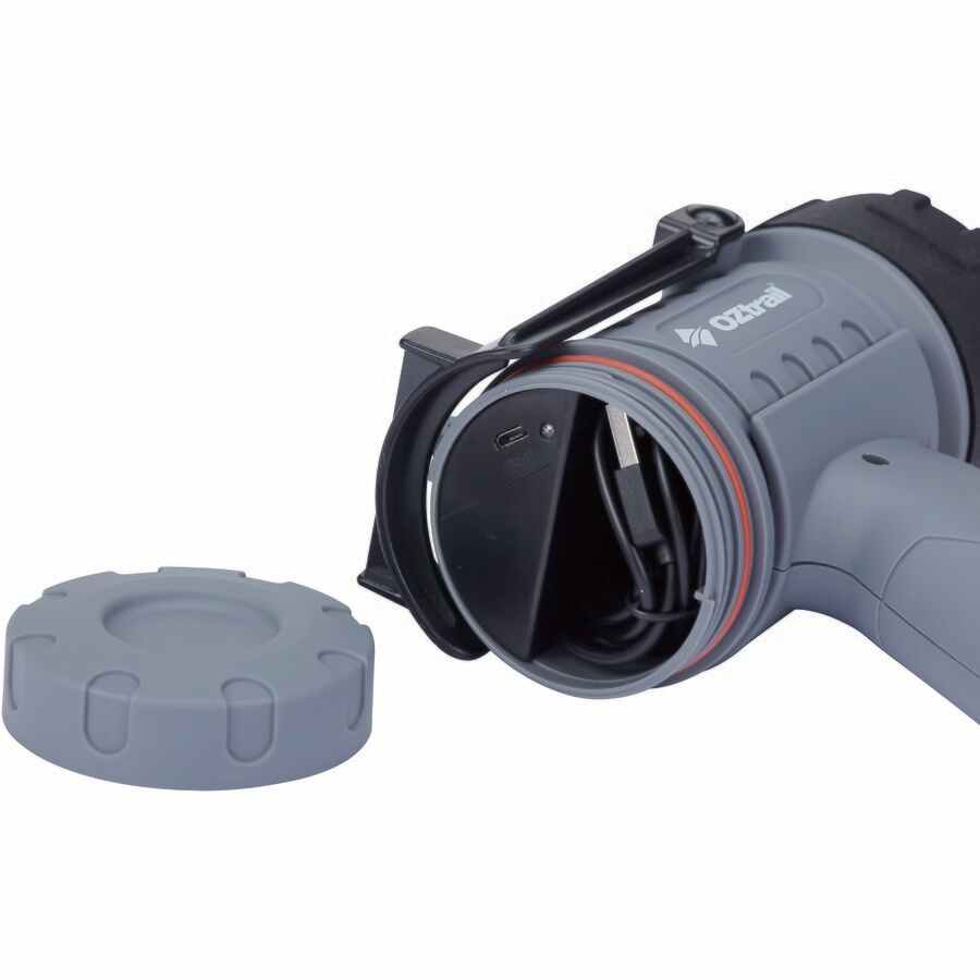 OZtrail R500 Rechargeable Spotlight Torch/2000mAh Battery/Dust & Water Resistant
